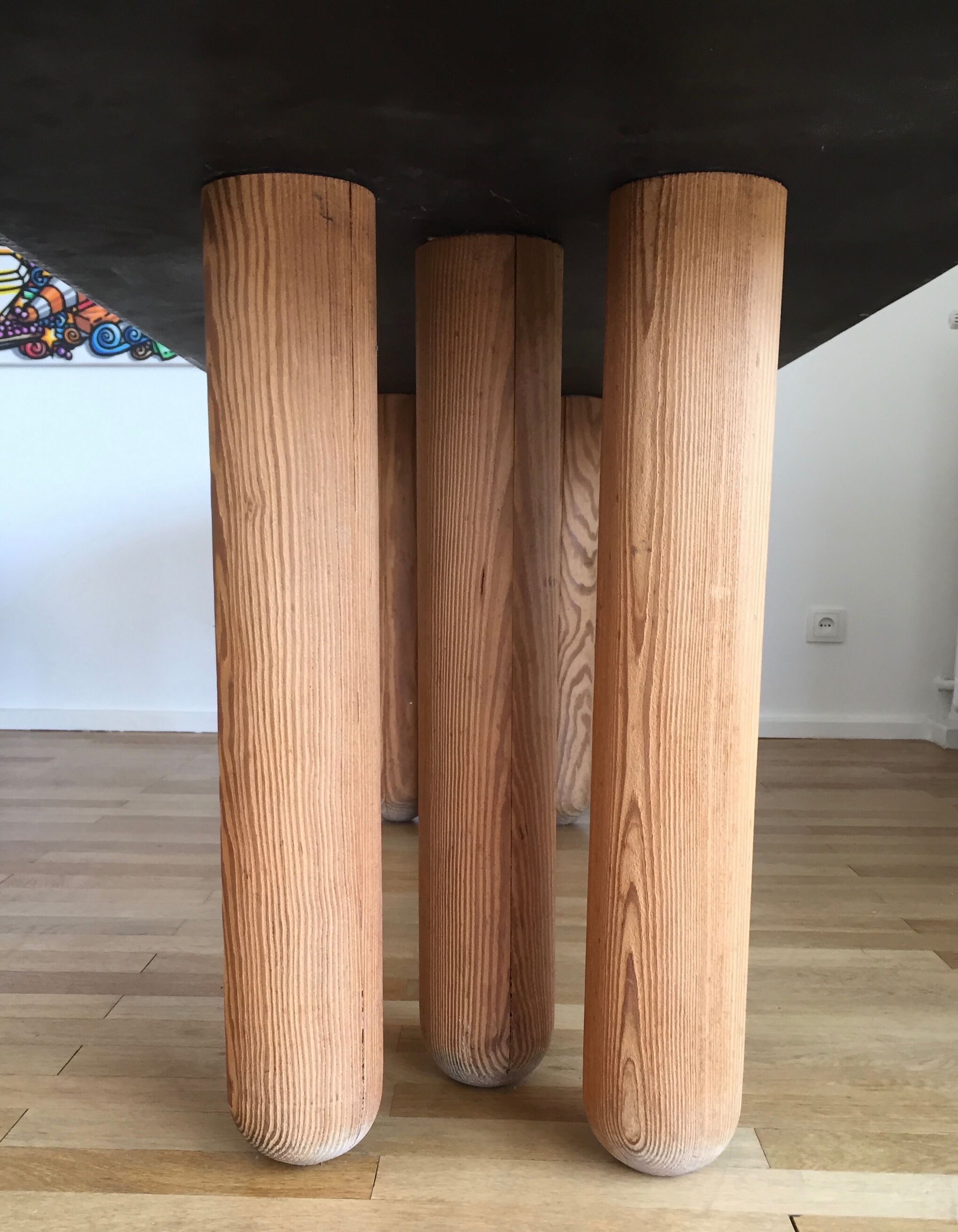 Dining table tray slate