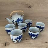 Tea set 7 pieces in Chinese stoneware