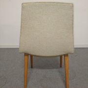Pair of spindle-legged beech chairs from the 50s/60s