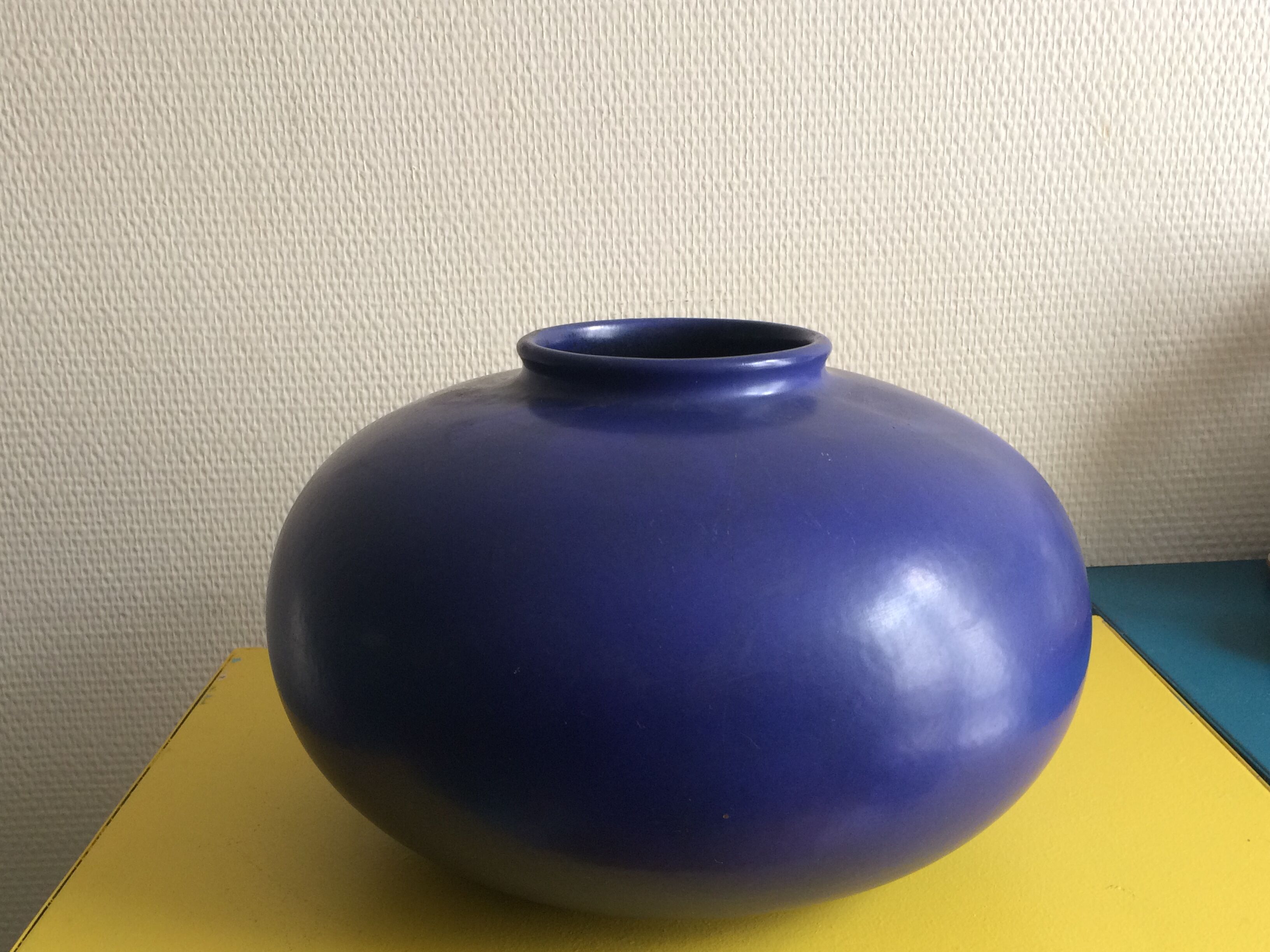 Royal blue vase