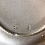 Earthenware dish iron earth choisy le roi