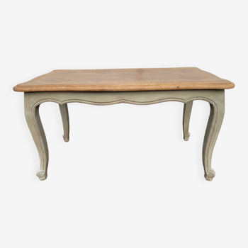 Louis XV style coffee table patinated gray