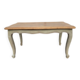 Louis XV style coffee table patinated gray