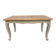 Louis XV style coffee table patinated gray
