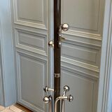 Coat rack on vintage stand