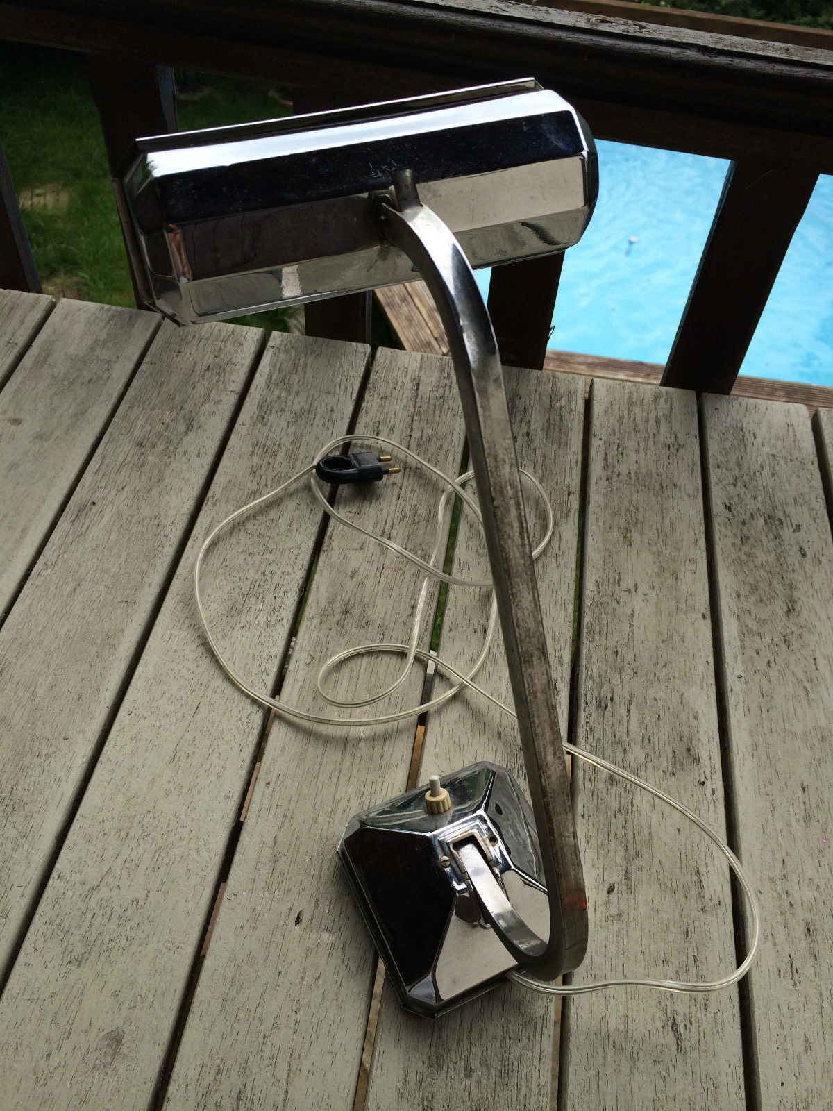 Old lamp chrome