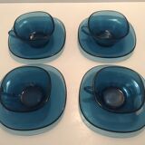 4 cups Duralex 70s