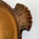 Country dish in glazed terracotta folk art early 20th