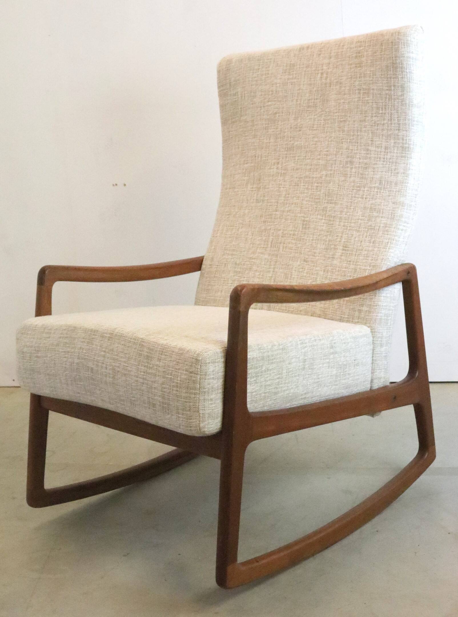 Ole Wanscher pour France & Son rocking chair 'Ulfborg' vintage