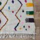 Handmade wool Berber rug 230 x 150 cm
