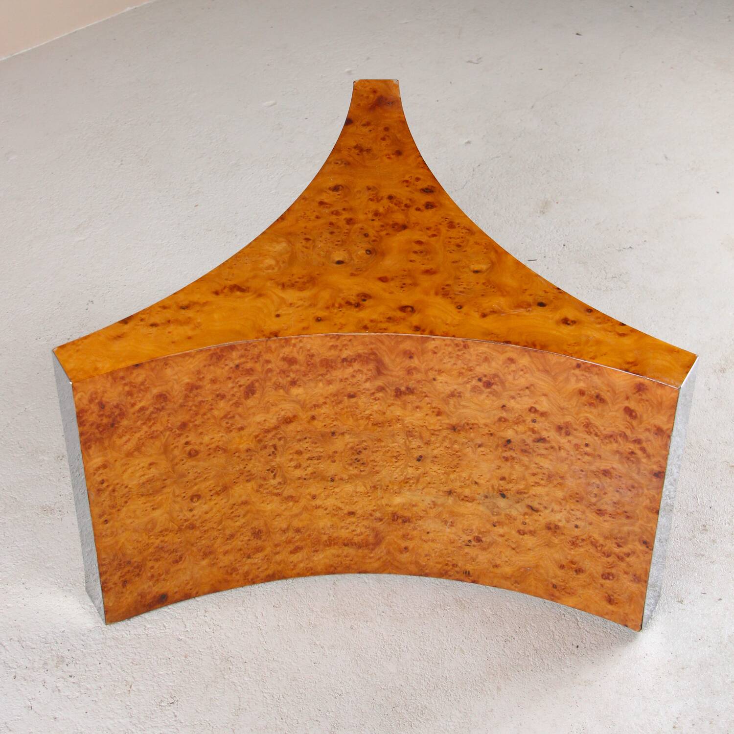 Coffee table in elm burl