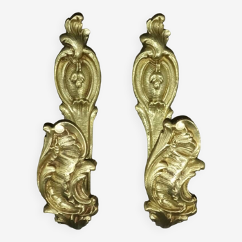 Pair of Rocaille / Rococo / Baroque style tiebacks from the 19th century