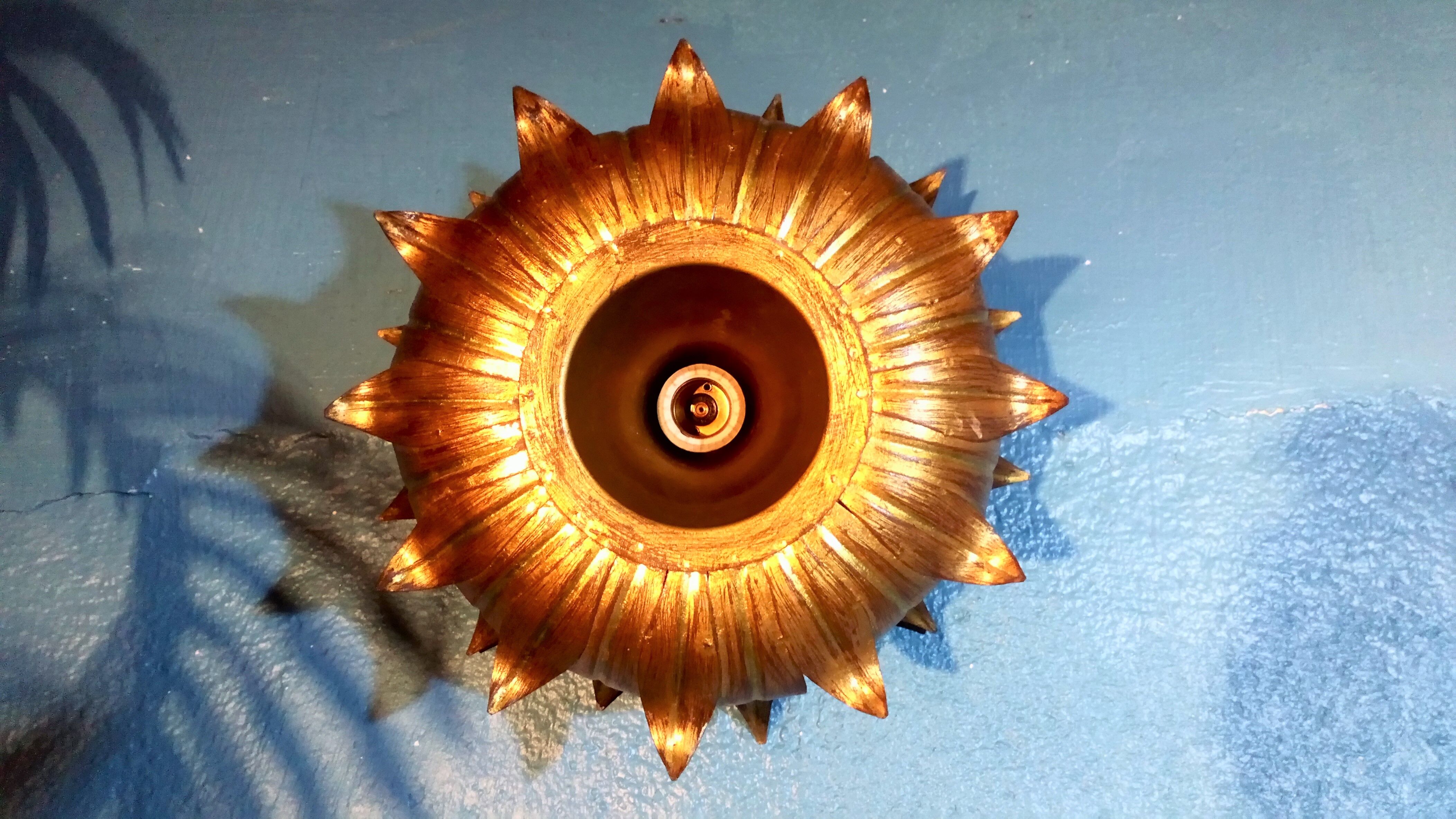 Wall lamp "Sunflower" 1950s