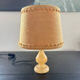 Onyx and jute lamp