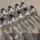 10 silver-plated coffee spoons, Christofle Vendome, 13.6 cm