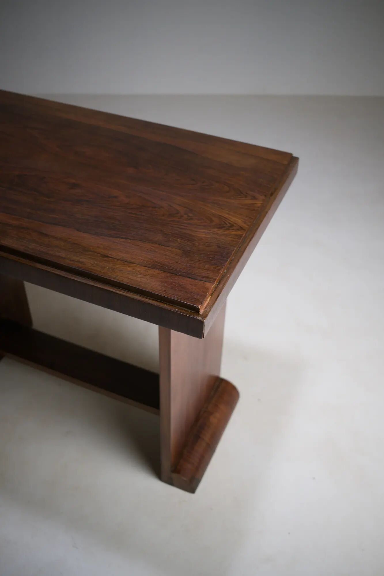 Art Deco side table in rosewood, circa 1930.