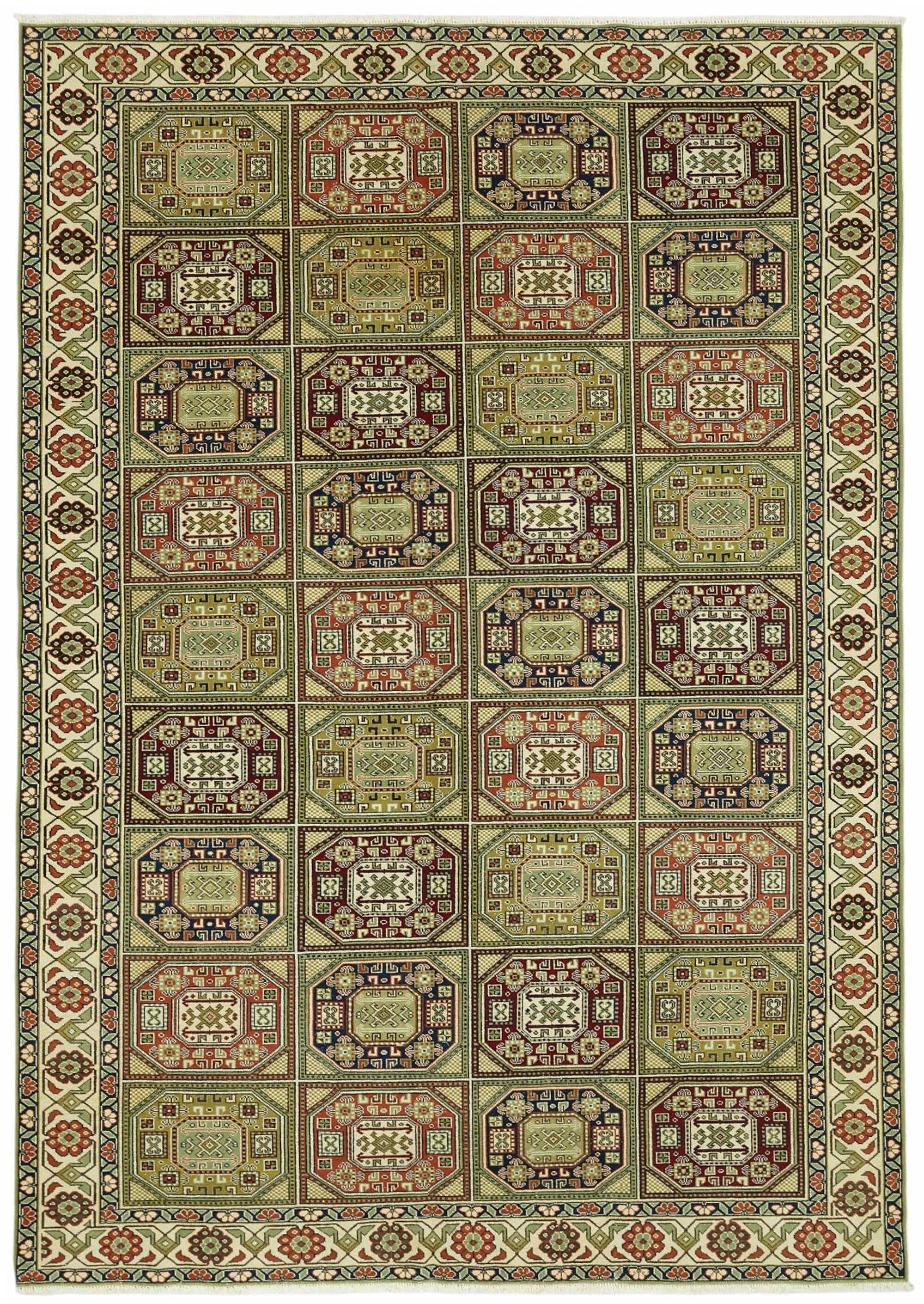 Turkish Wool Vintage Kayseri Rug 198 cm x 282 cm