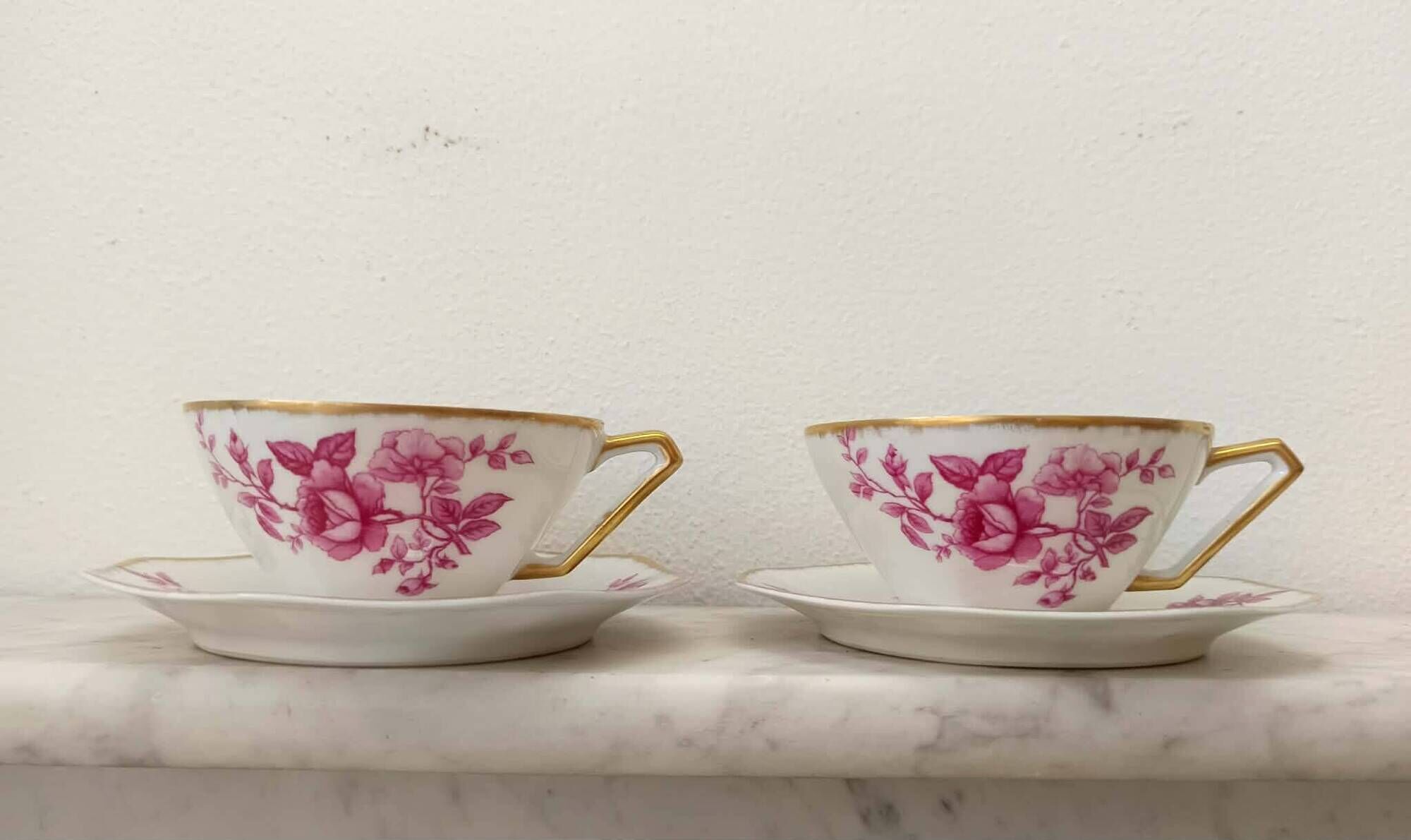 Limoges porcelain tea service Haviland Art Nouveau