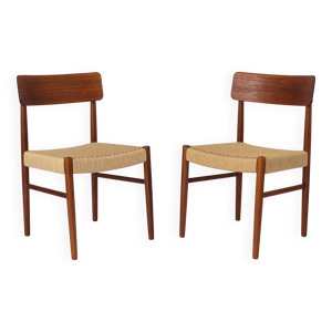 2 chaises de salle à - corde