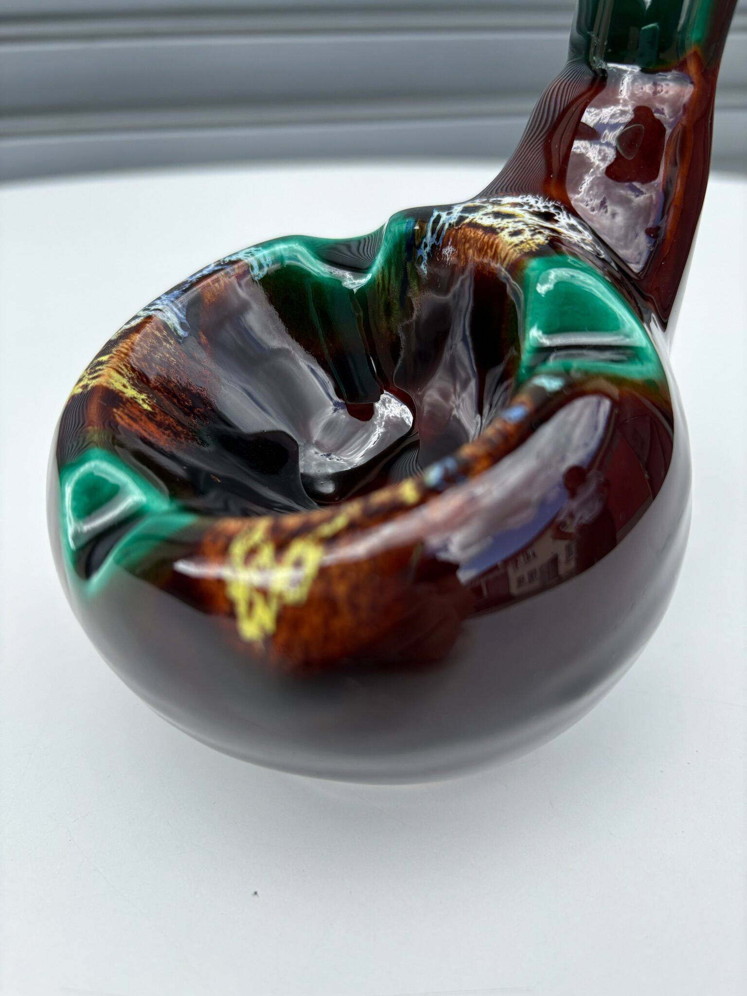Vallauris Pipe-Shaped Ashtray