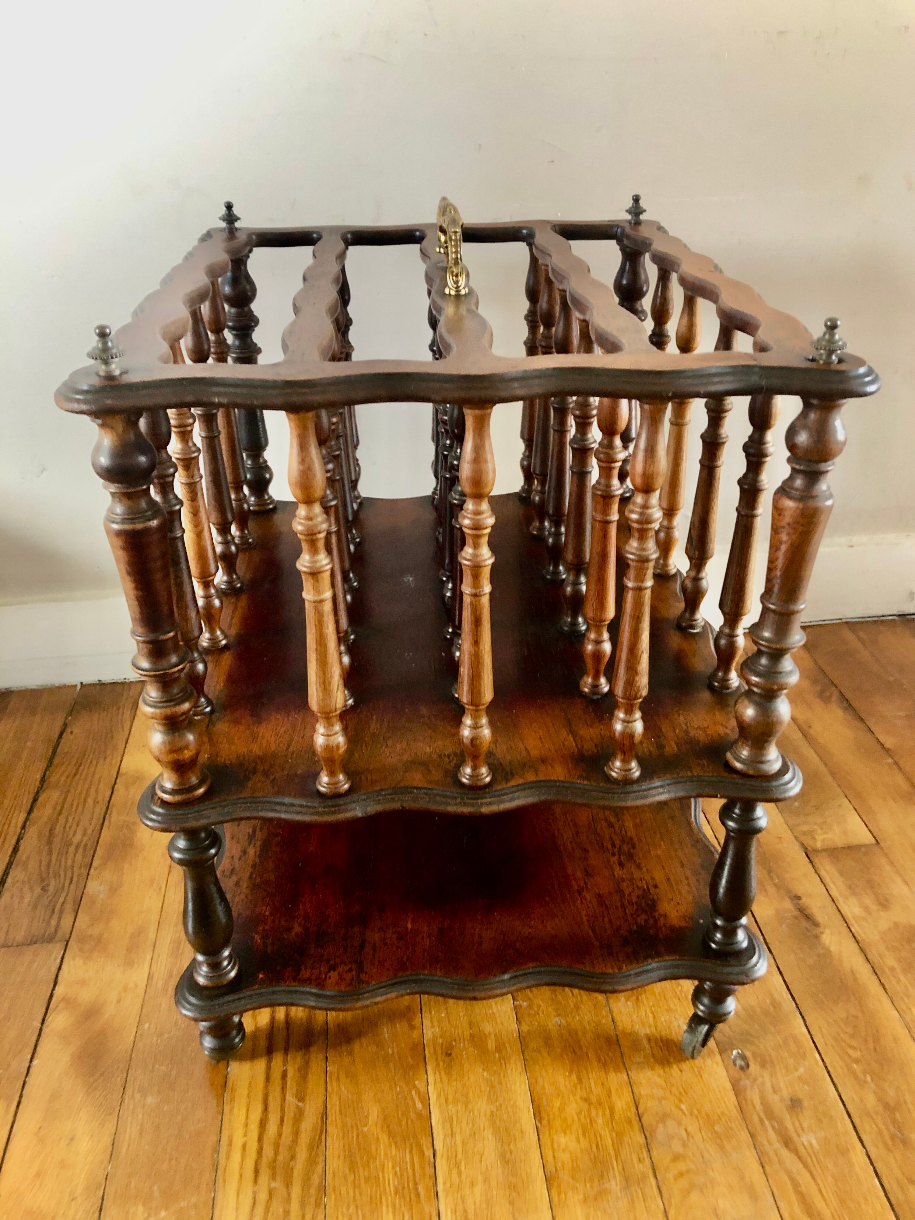 Rosewood music stand from the early 20th century.