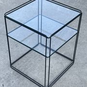 Table d'appoint vintage de Max Sauze "isocèle" design années 70