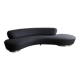 Vladimir Kagan serpentine sofa for Directional USA 1999