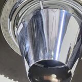 Foscarini chrome and forged metal chandelier