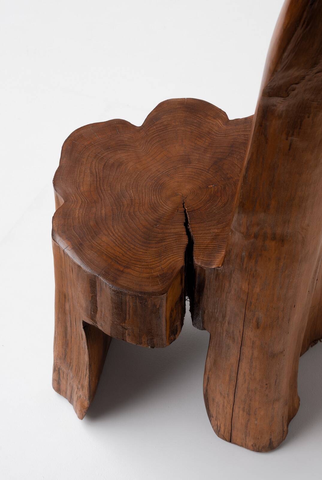 Hand-carved Chair in Solid Hardwood
