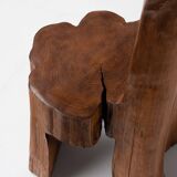 Hand-carved Chair in Solid Hardwood