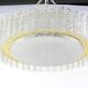 1 of 2 Stunning Murano Glass Tubes Ceiling Light by Doria, Germany, 1960s