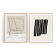 Paire d’impressions de giclée, ensemble d’art mural abstrait de deux, A3