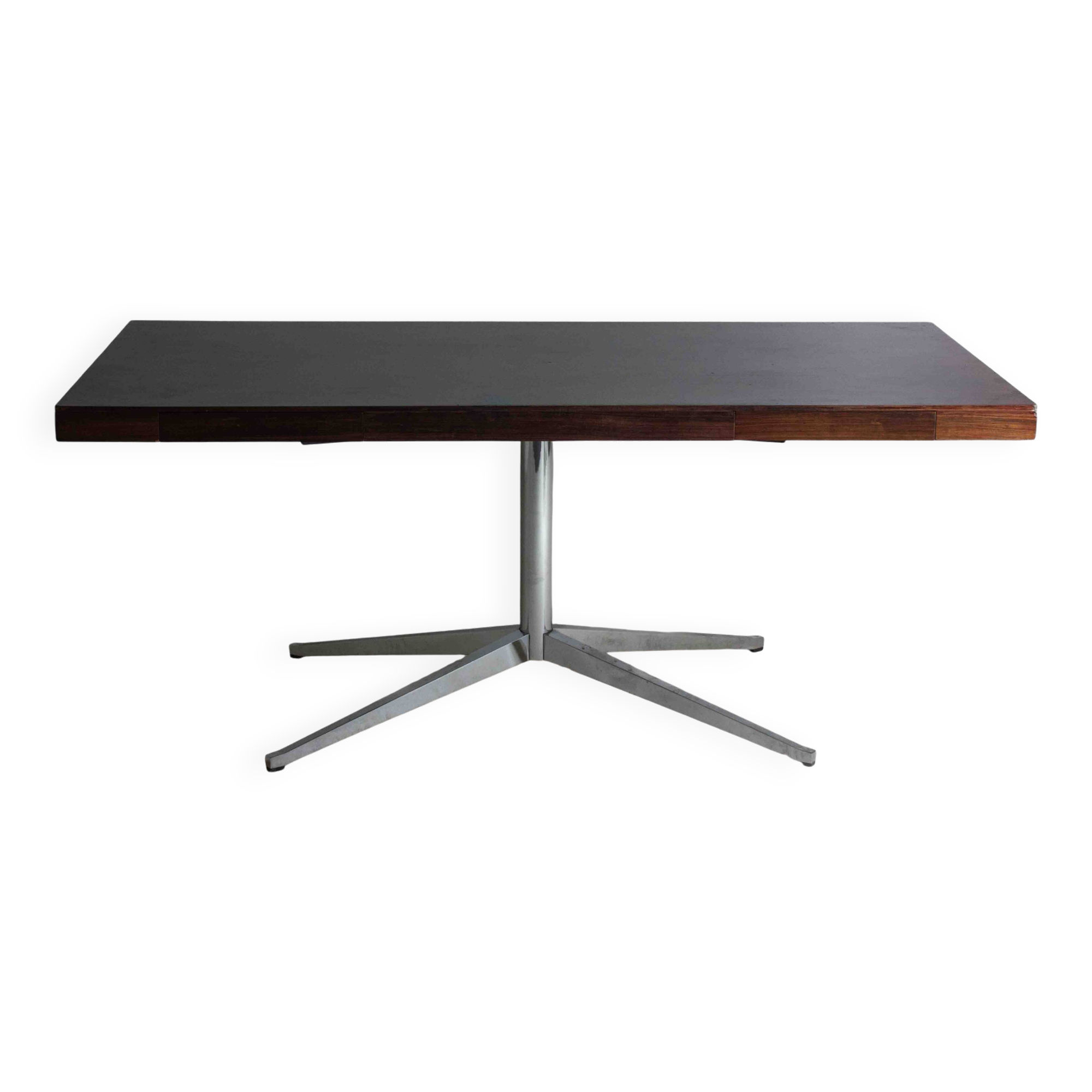 Bureau exécutif en palissandre par Florence Knoll, années 1970