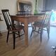 Solid oak farmhouse table