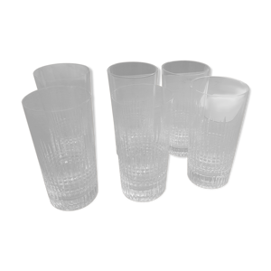 Lot de verres en cristal - baccarat
