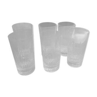 Lot de verres en cristal de Baccarat 1920