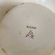 Antique polychrome ironstone dish from Salins, Saxon model.