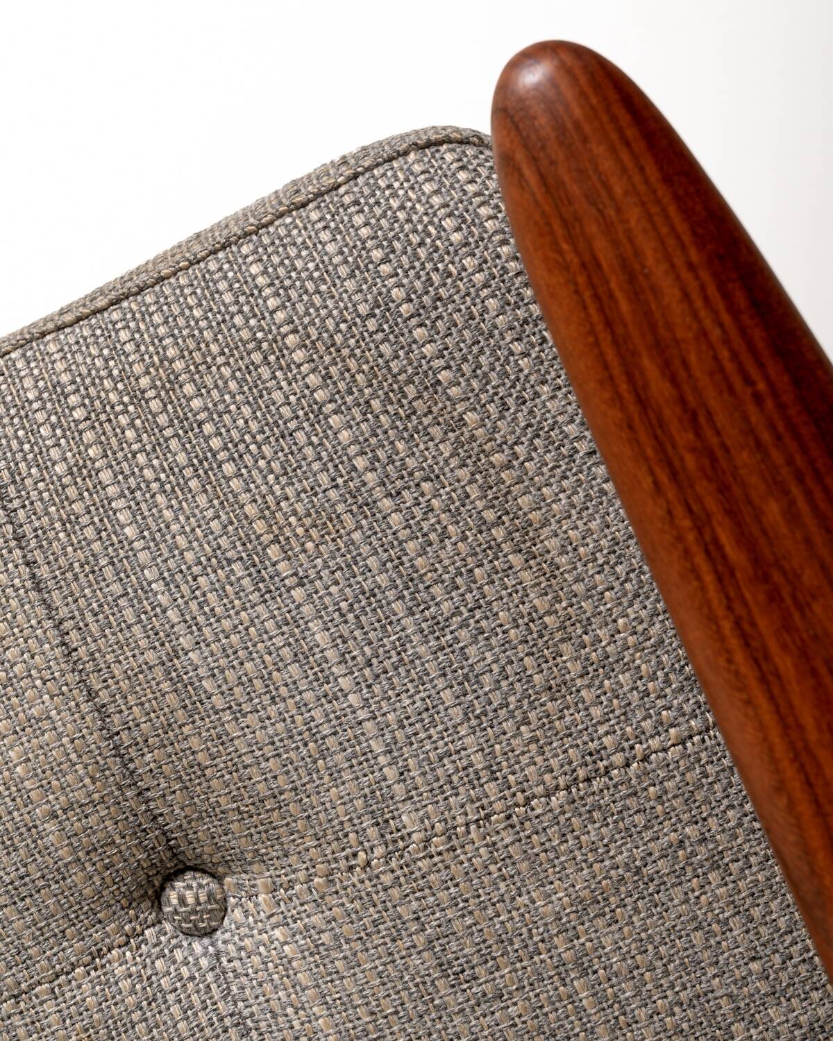 Scandinavian teak reading armchair, 1960s