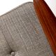 Scandinavian teak reading armchair, 1960s