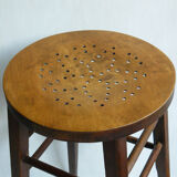 Architect's stool high in wood