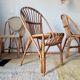 Vintage bistro chairs rattan Hardy house