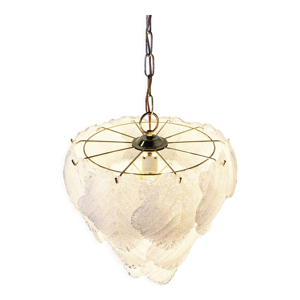 Lustre vintage feuilles Murano,