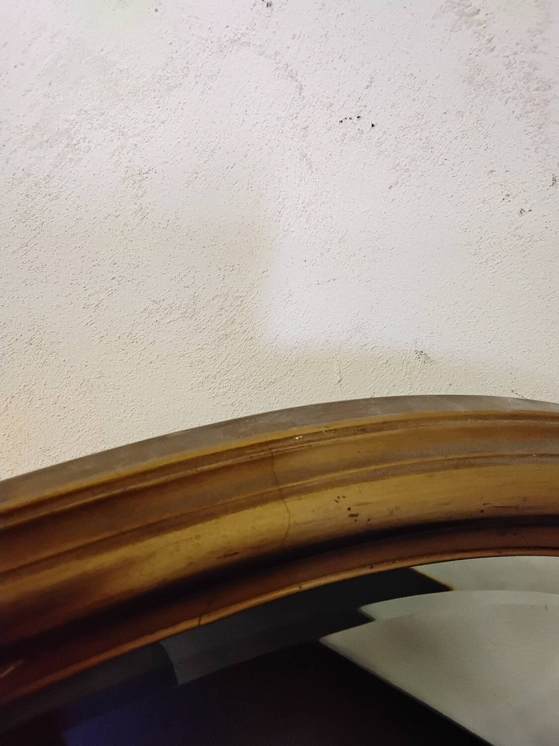 Antique oval mirrors