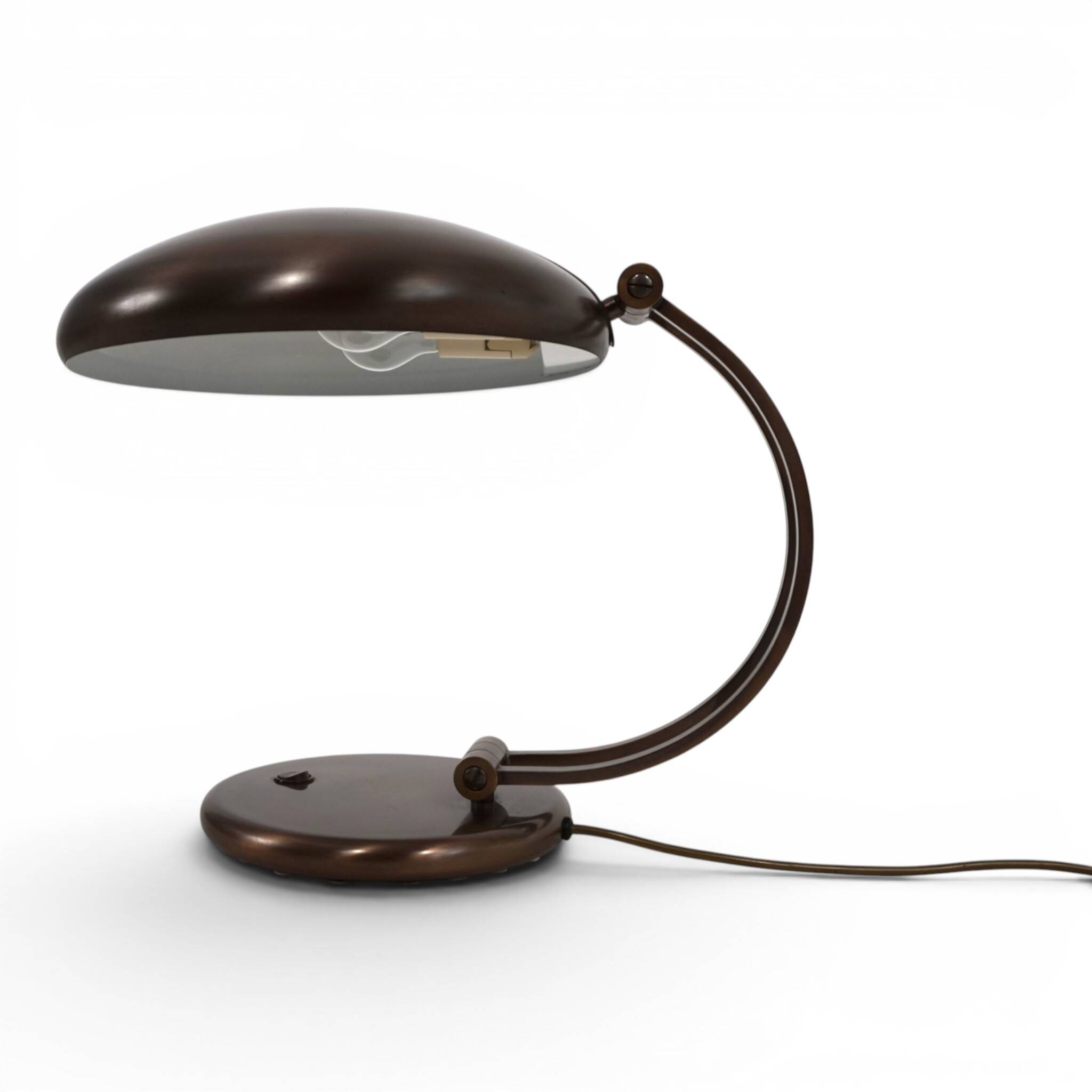 Hillebrand Bronzed Table Lamp by Egon Hillebrand, 1960