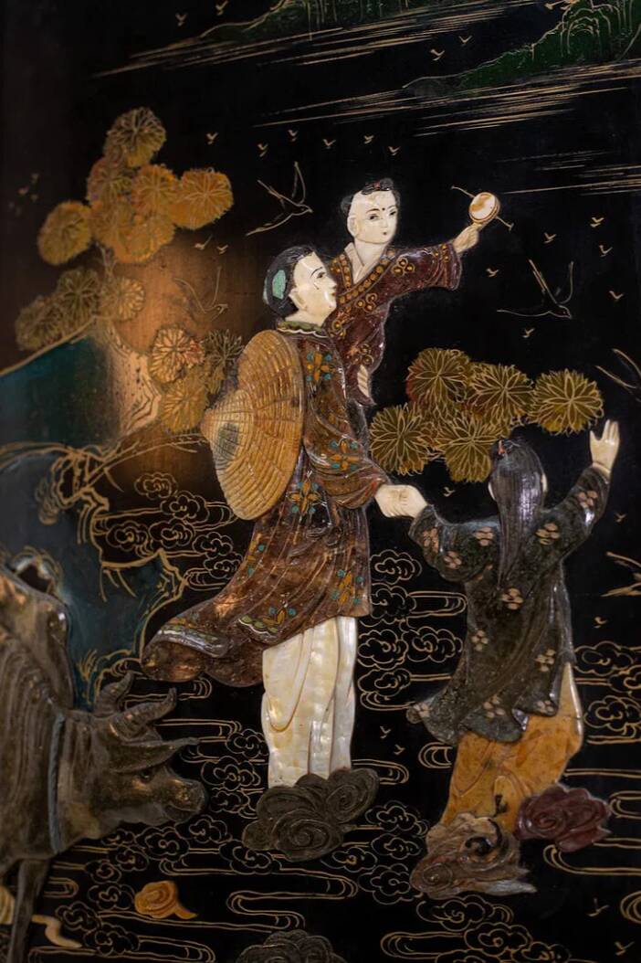 Armoire d’angle chinoise du début du XX