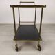 Vintage brass bar service