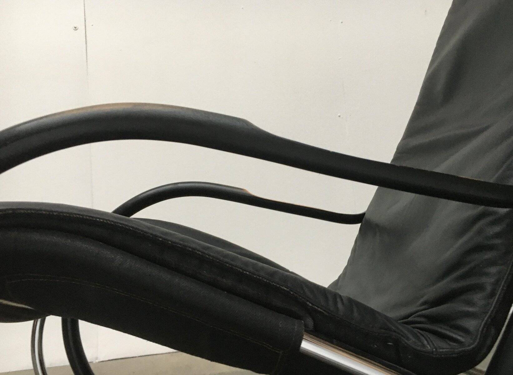 Chaise à bascule Vintage Swiss Nonna par Paul Tuttle pour Strässle
