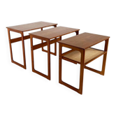 Vintage nesting tables, Johannes Andersen, Silkeborg ‘60