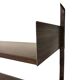 Étagère murale vintage en bois et métal, Danemark