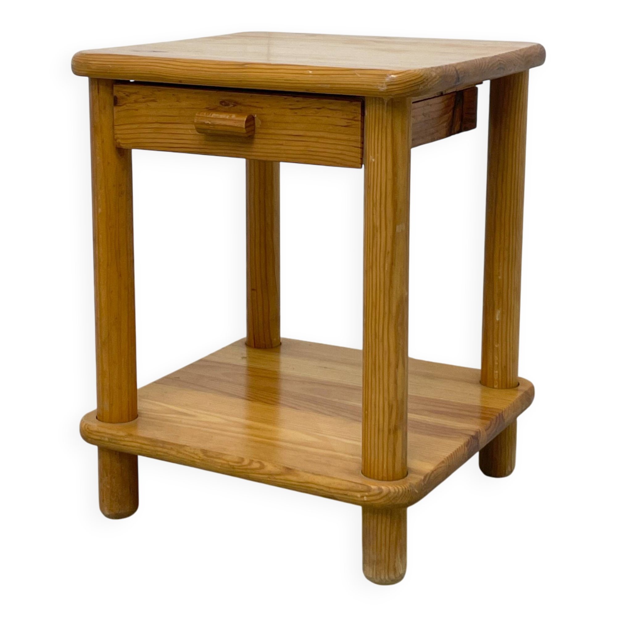 Pine bedside table
